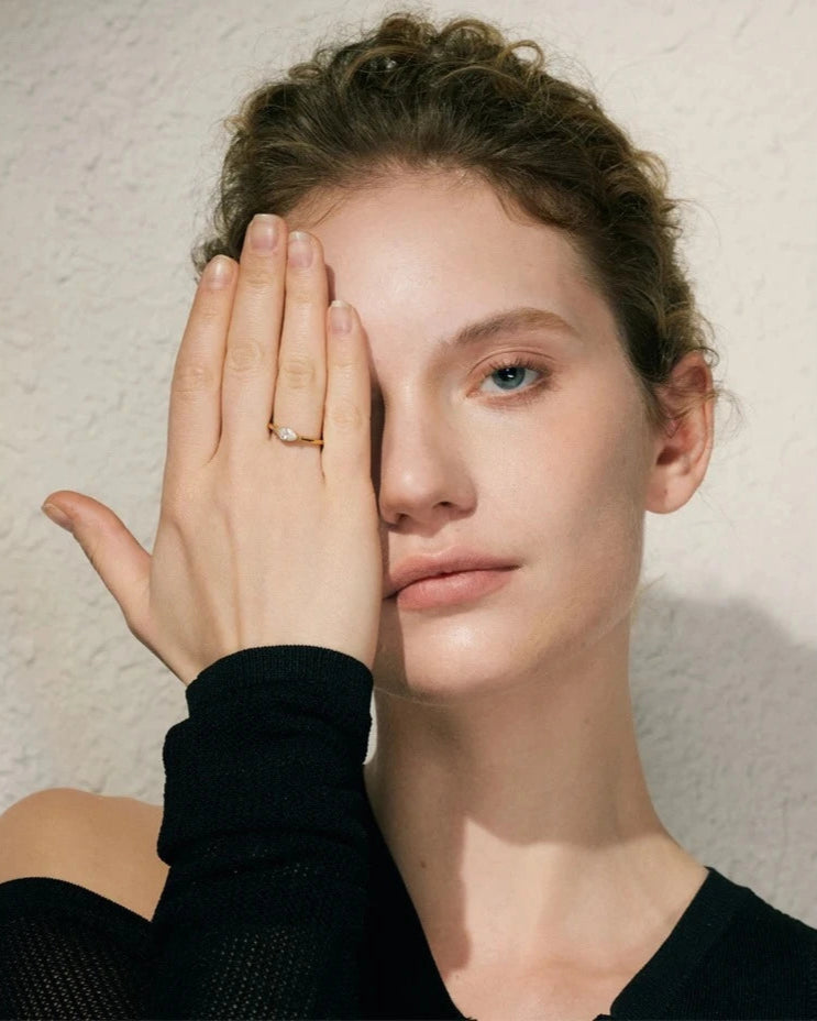 Anel Marquise Zircônia