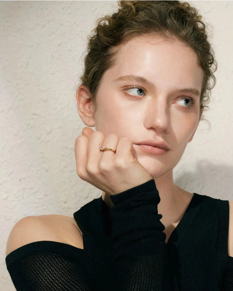 Anel Marquise Zircônia