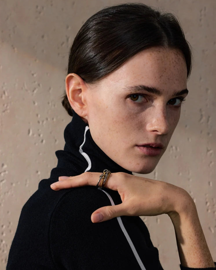 Anel Mix Thin Multicamada