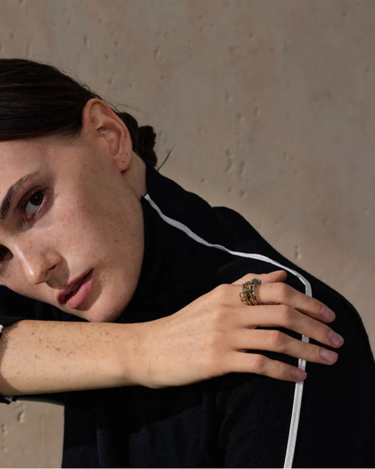 Anel Mix Thin Multicamada