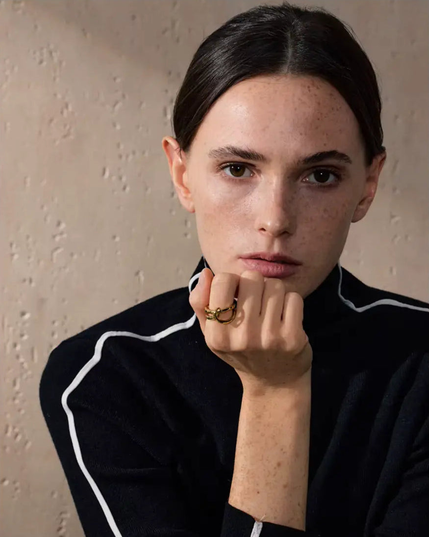 Anel Mix Thin Multicamada