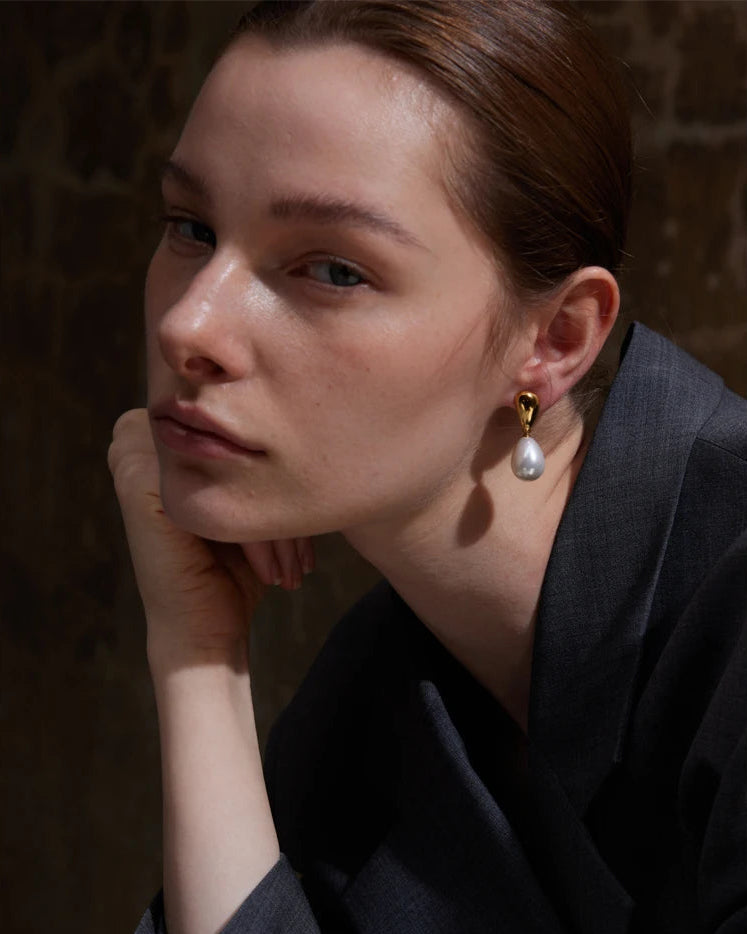 Brinco Drop Pérola