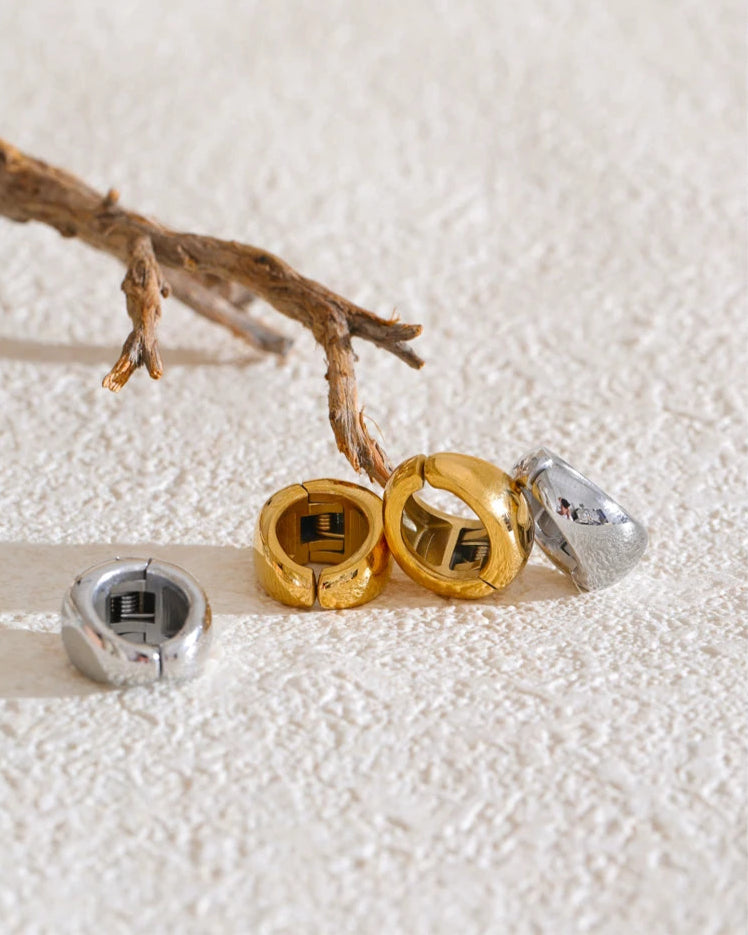 Brinco de Argola Clip