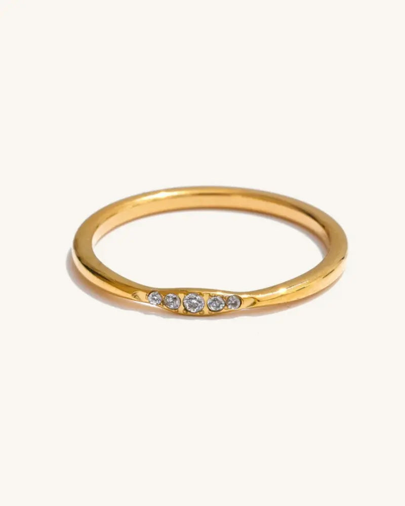 Anel Dainty Zircônia
