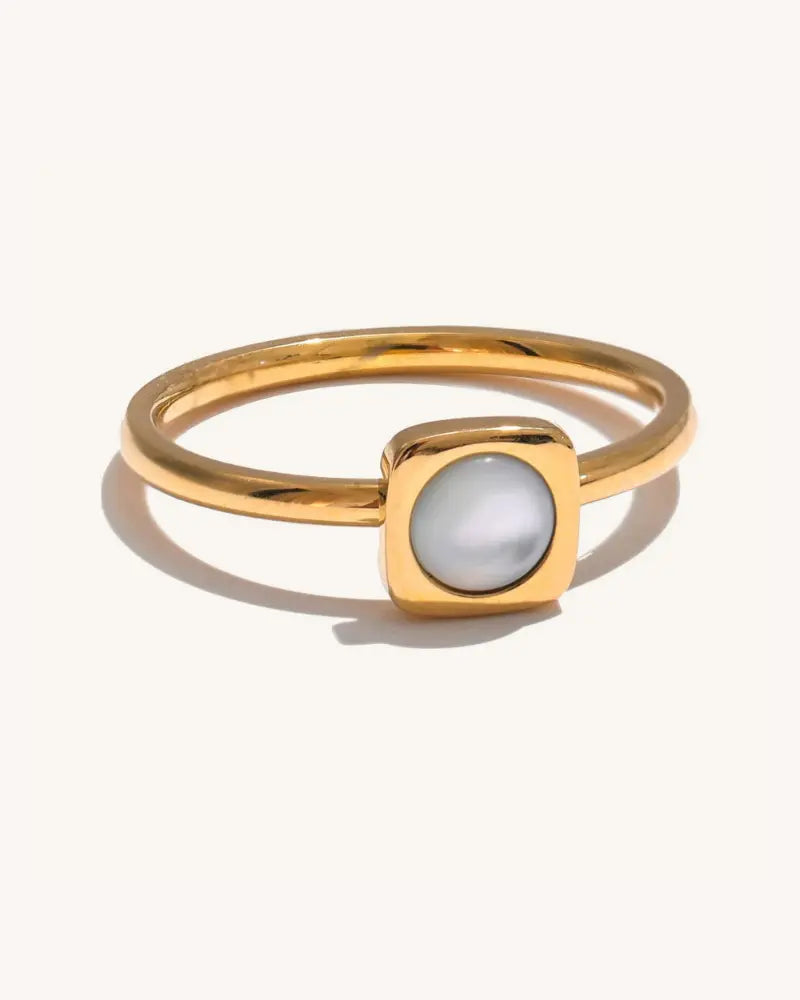 Anel Dainty Concha Natural