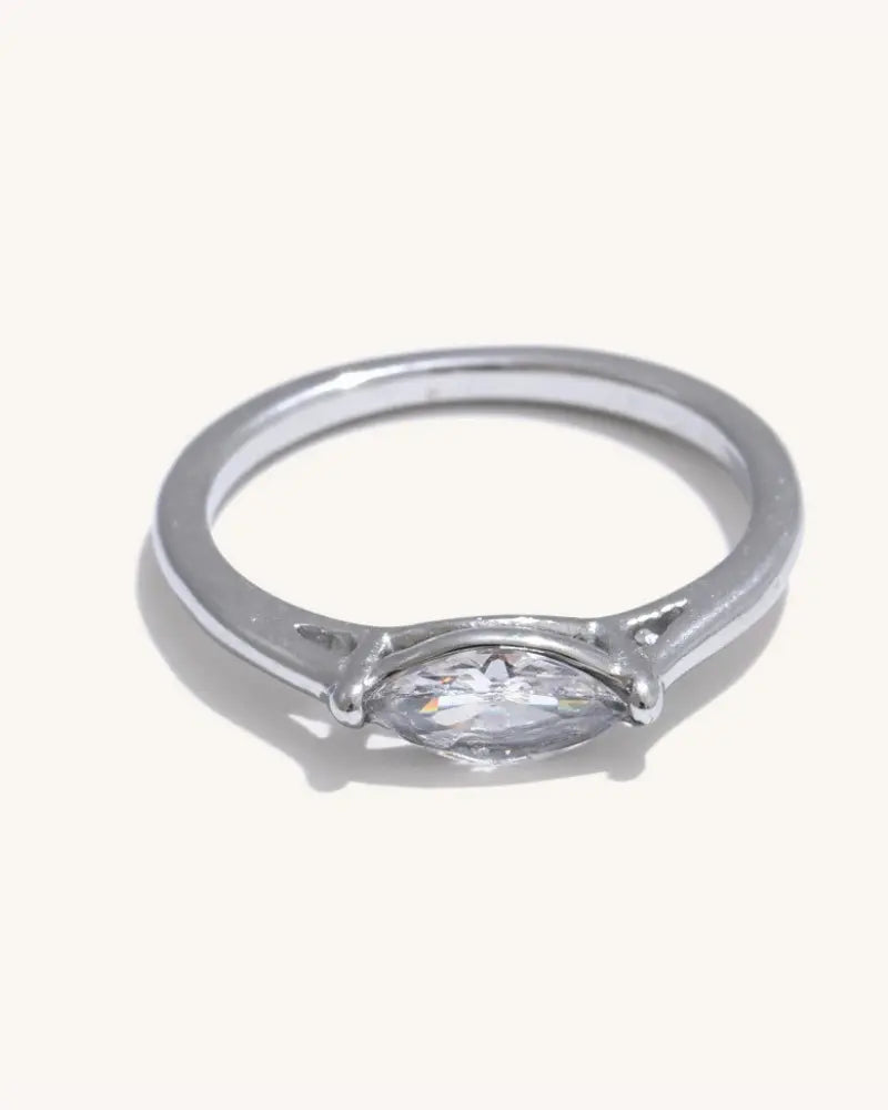 Anel Marquise Zircônia