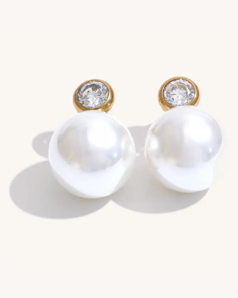 Brinco Sogno Pérola & Zircônia