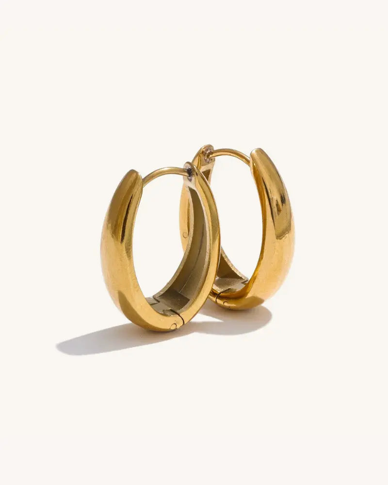 Brinco de Argola Oval Marry