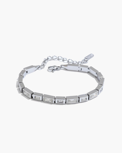 Pulseira Tennis Baguette