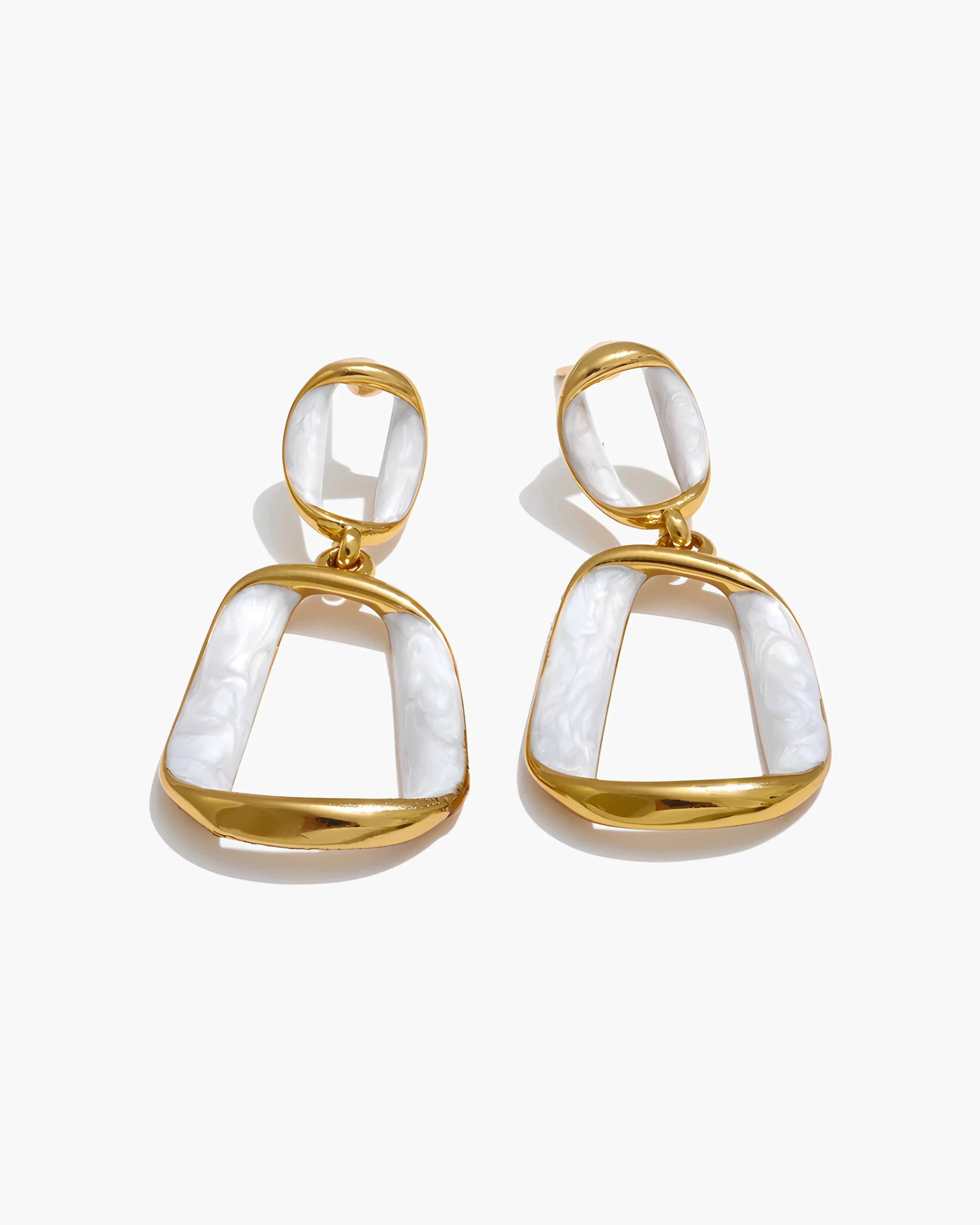 Brinco Chaleur Esmalte Branco