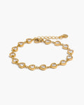 Pulseira Corações de Zircônia