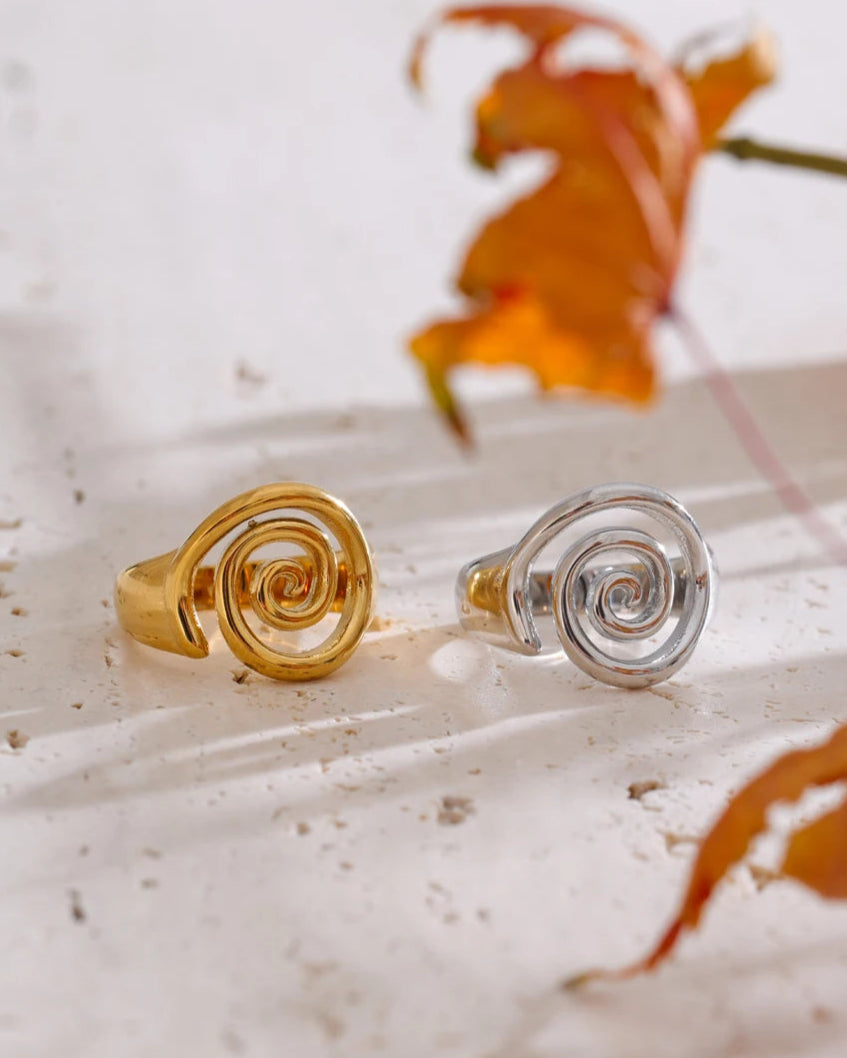 Anel Espiral Ocean