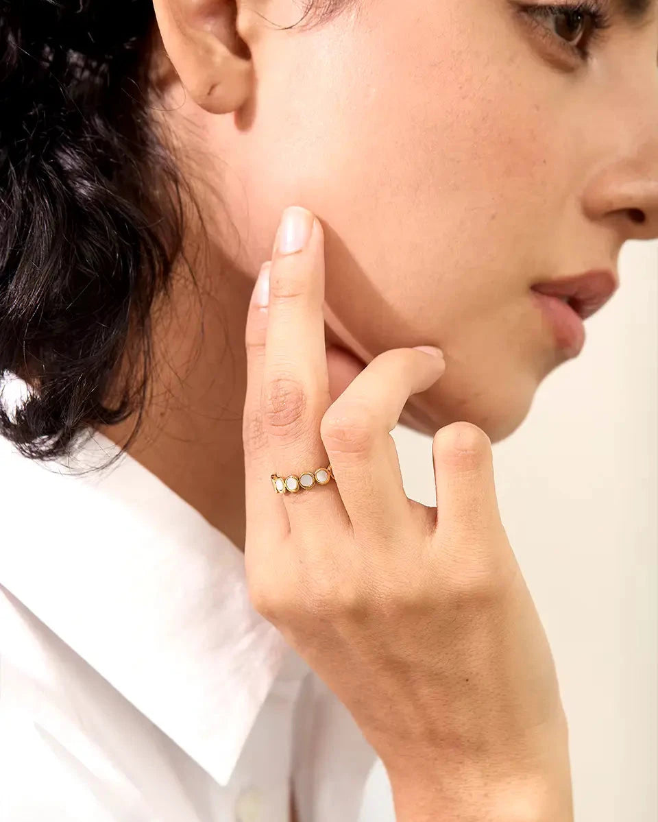 Anel Feminino JUVICI em Ouro 18k