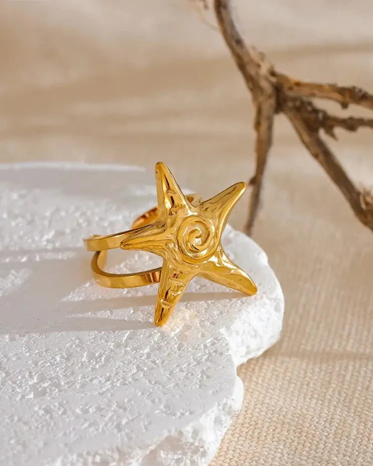 Anel Estrela do Mar