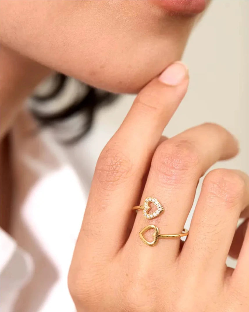 Feminino JUVICI de Coração em Ouro 18k