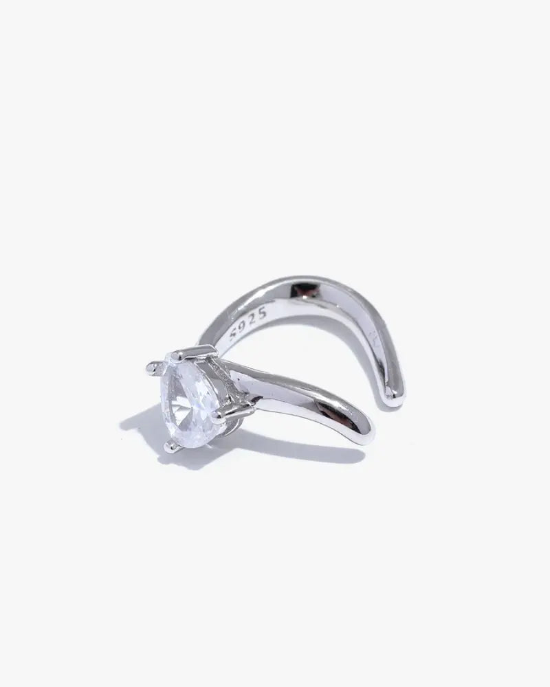 Ear Cuff Charm Zircônia