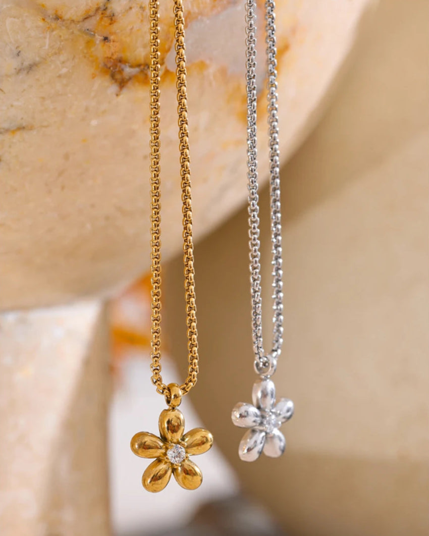 Colar Flor Capri