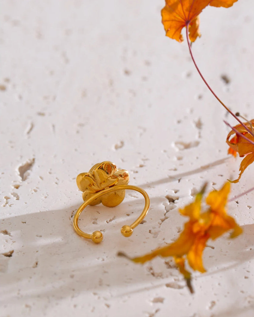 Anel Flor de Rosa