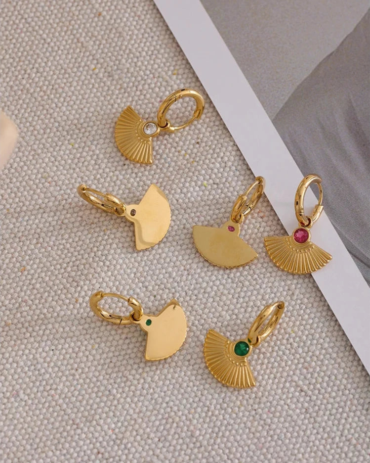 Brinco de Argola Charm Concha