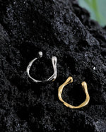 Carregar imagem na visualização da galeria, Ear Cuff Molten Minimalista
