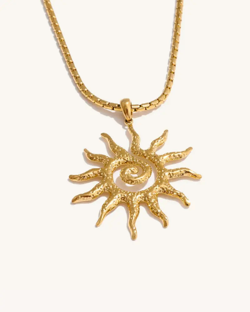 Colar Sol Celeste