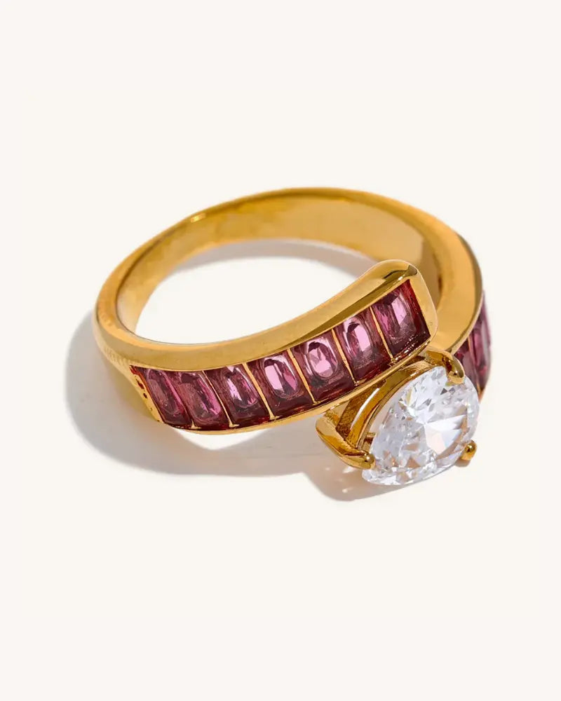 Anel Luxe Zircônia