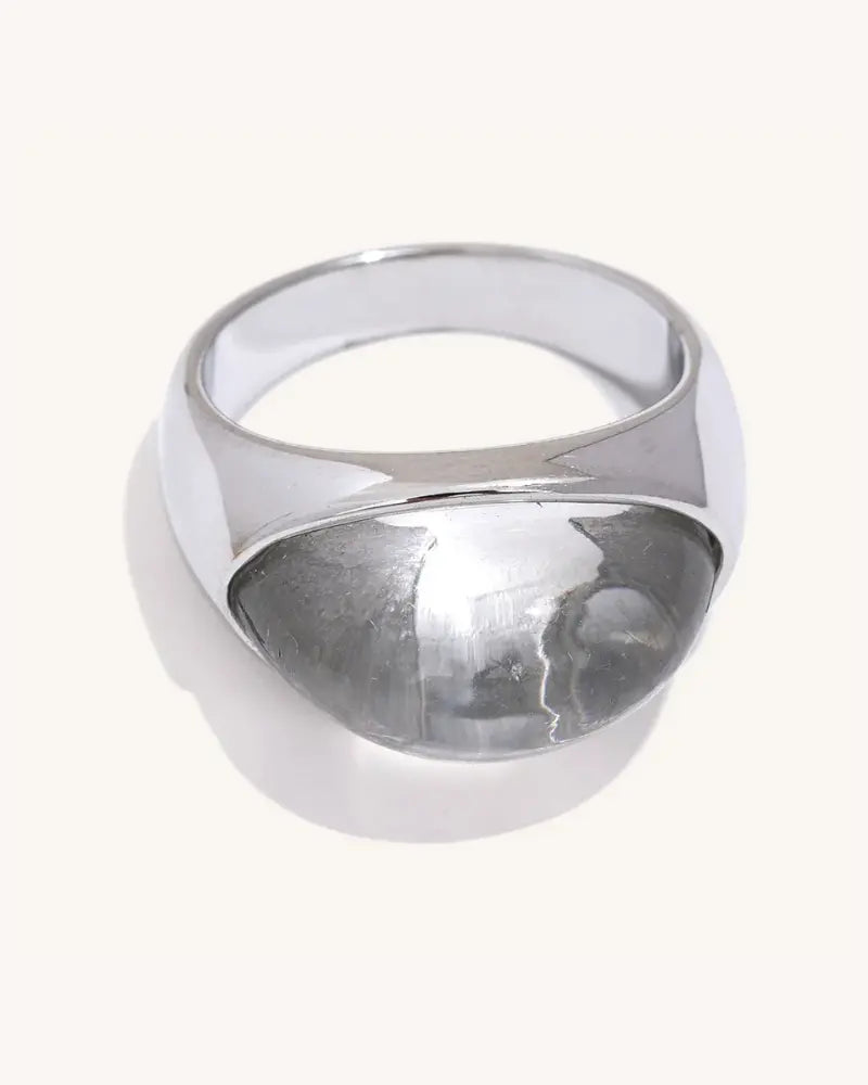 Anel Cristal de Resina