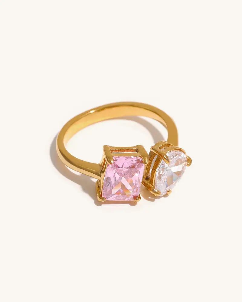 Anel Lux Zircônia
