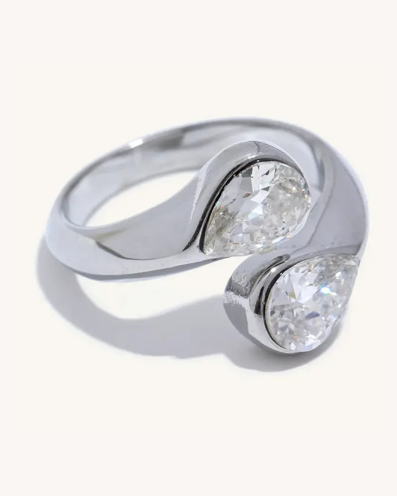 Anel Flare Zircônia