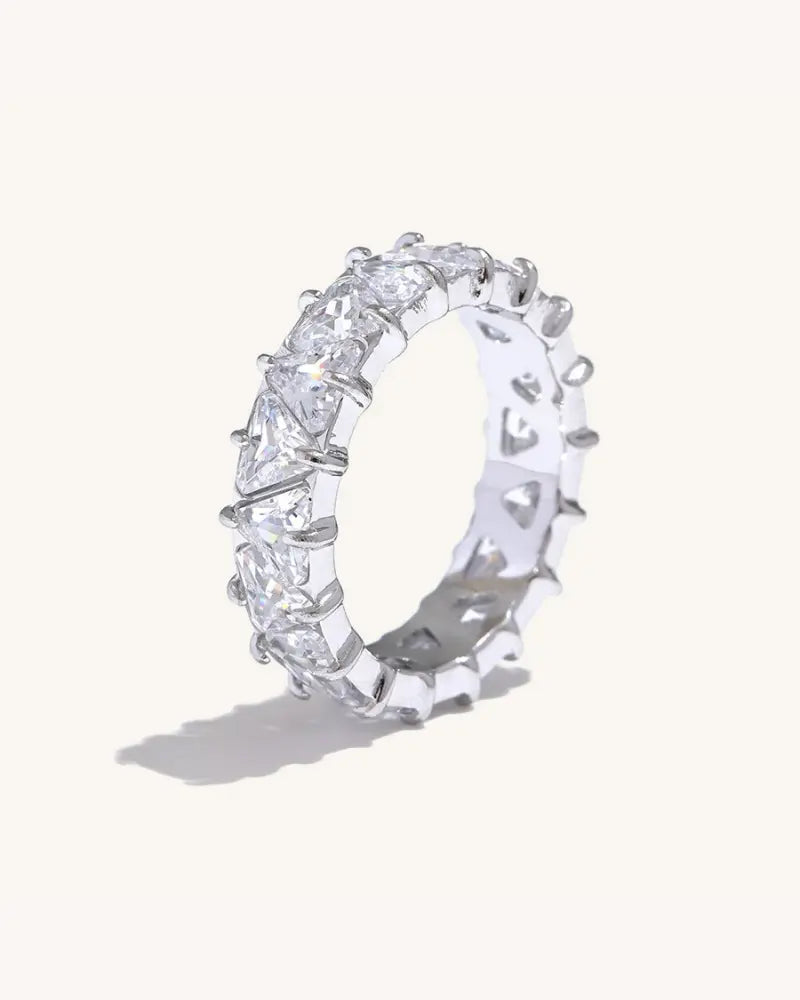 Anel Cravejado Shiny Zircônia