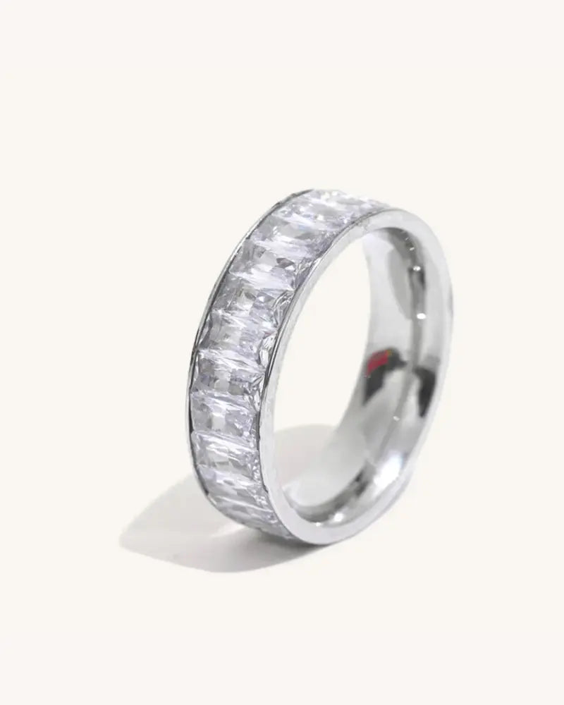 Anel Multicolor Zircônia Liso