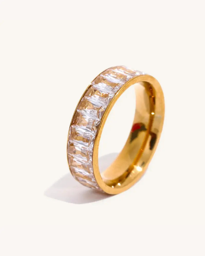 Anel Multicolor Zircônia Liso