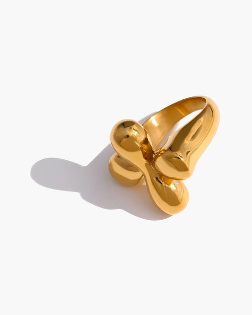 Anel Declaração Flor