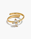 Anel Flor de Zircônia