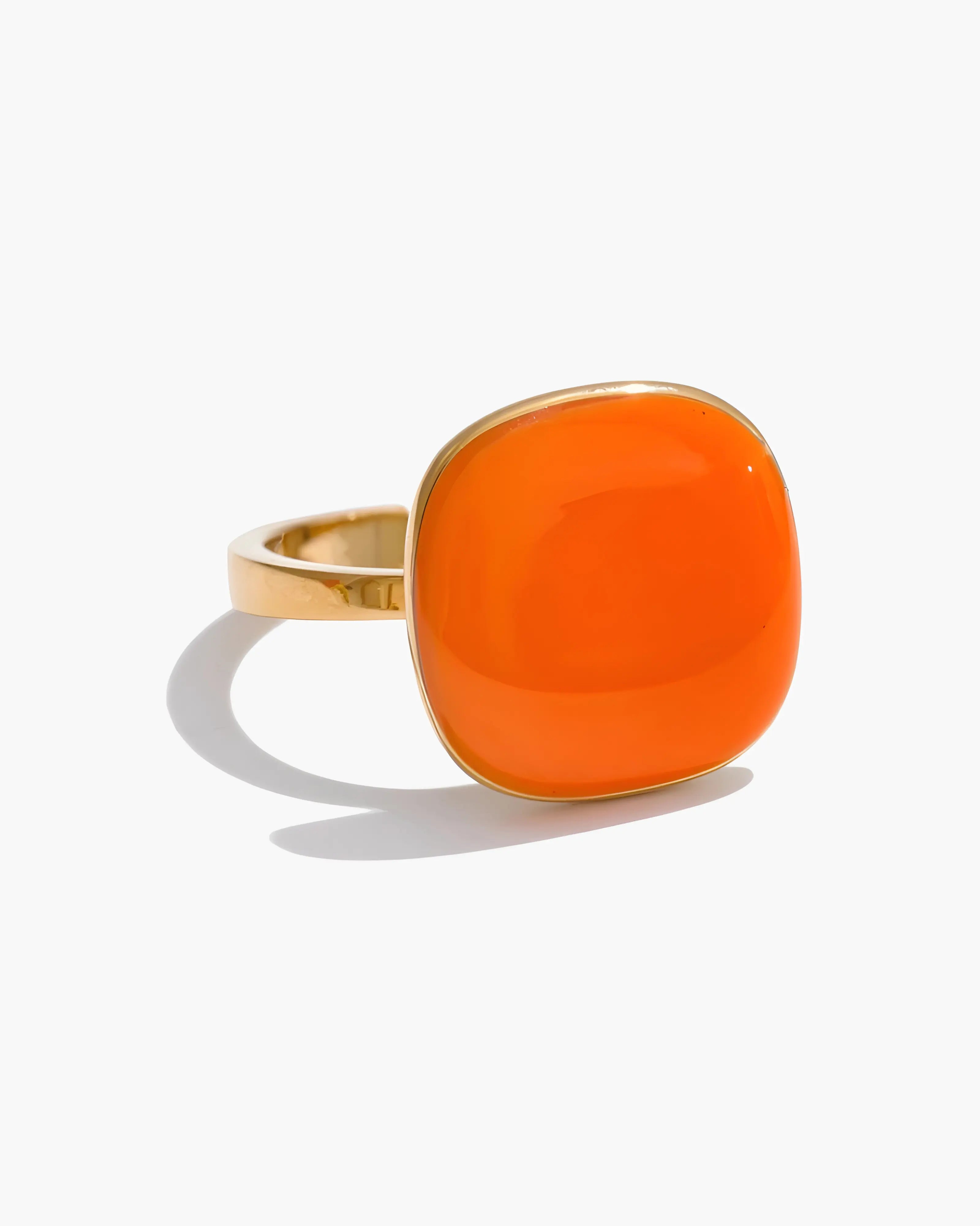 Anel Square Esmaltado