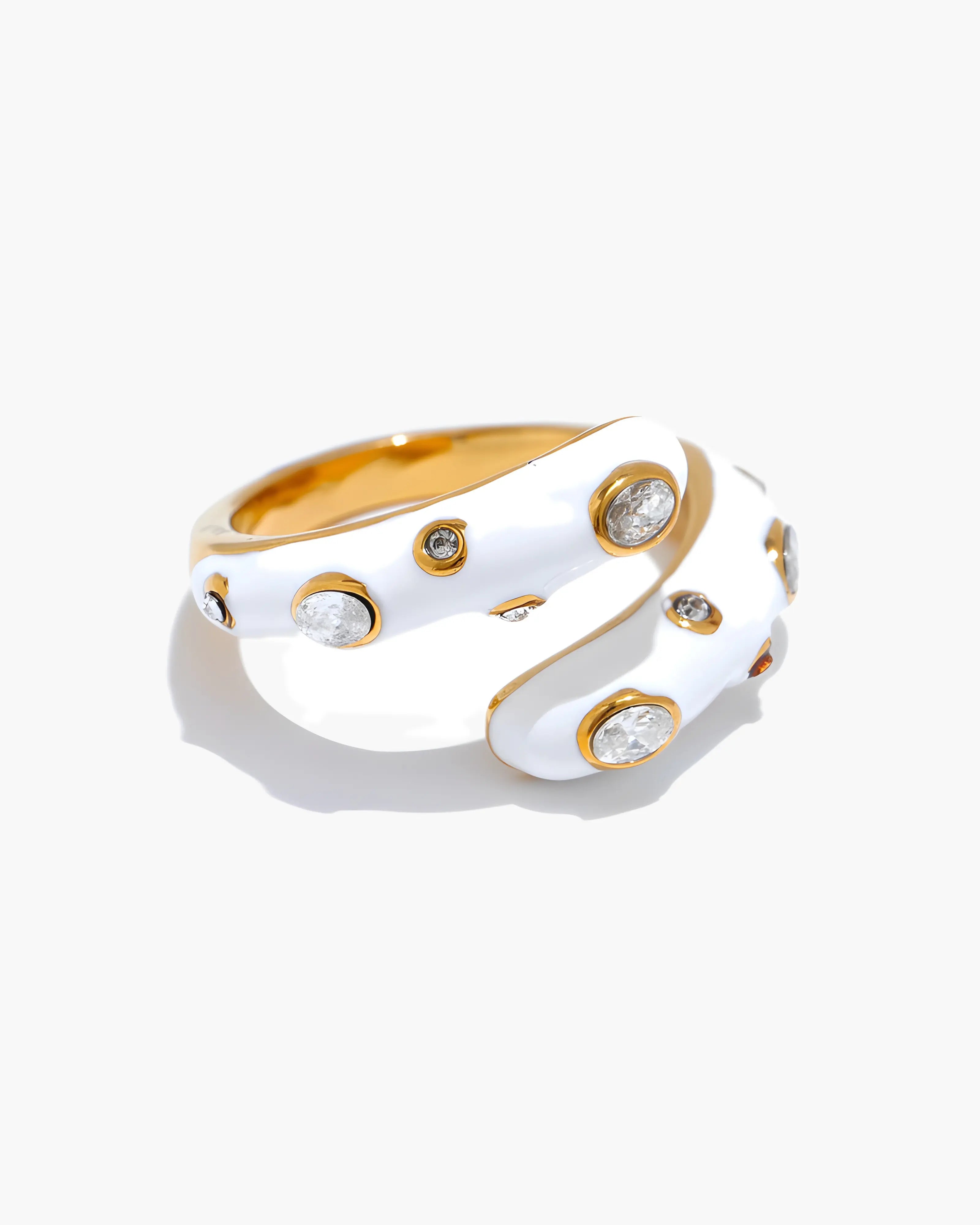 Anel Candy Esmaltado & Zircônia