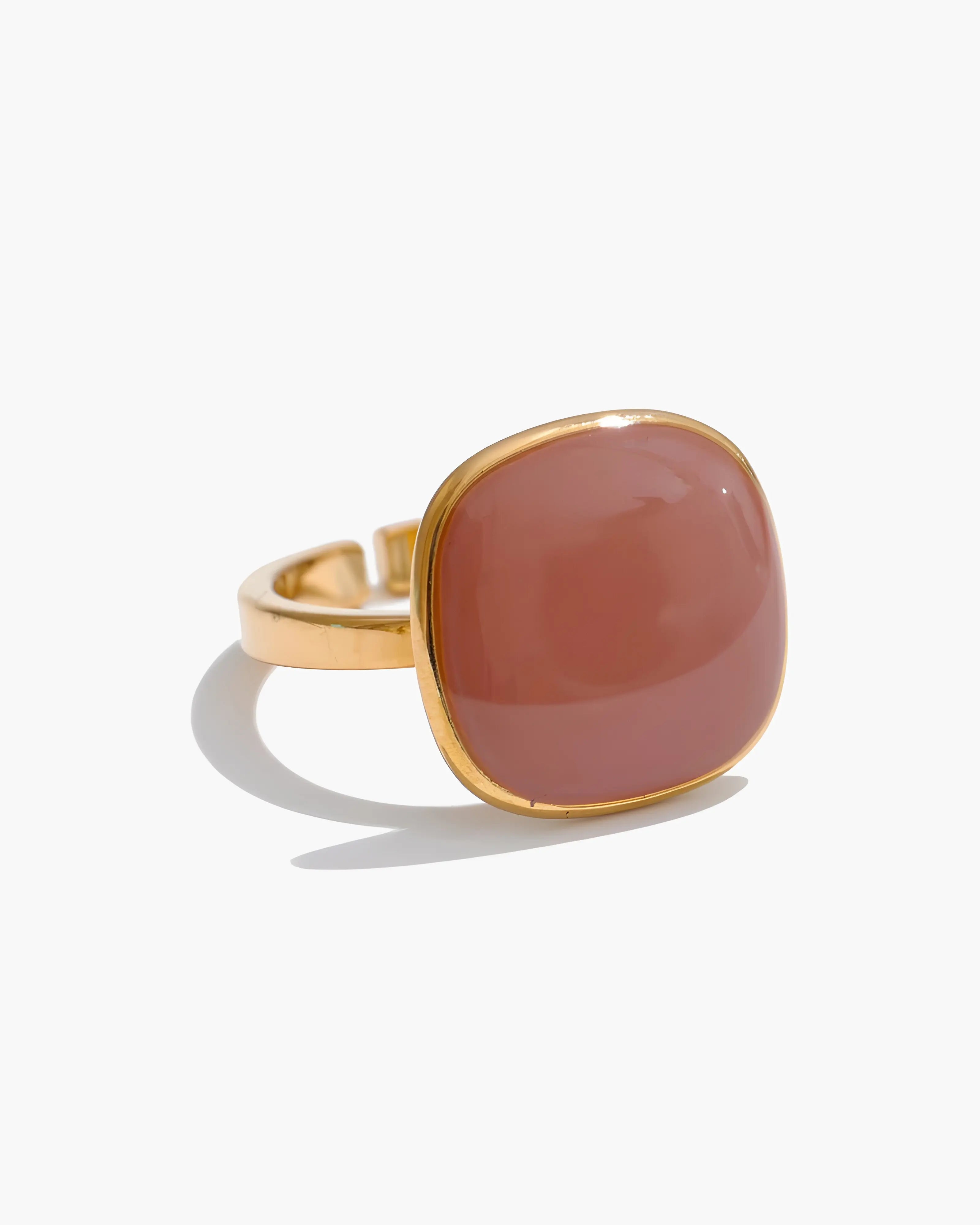 Anel Square Esmaltado