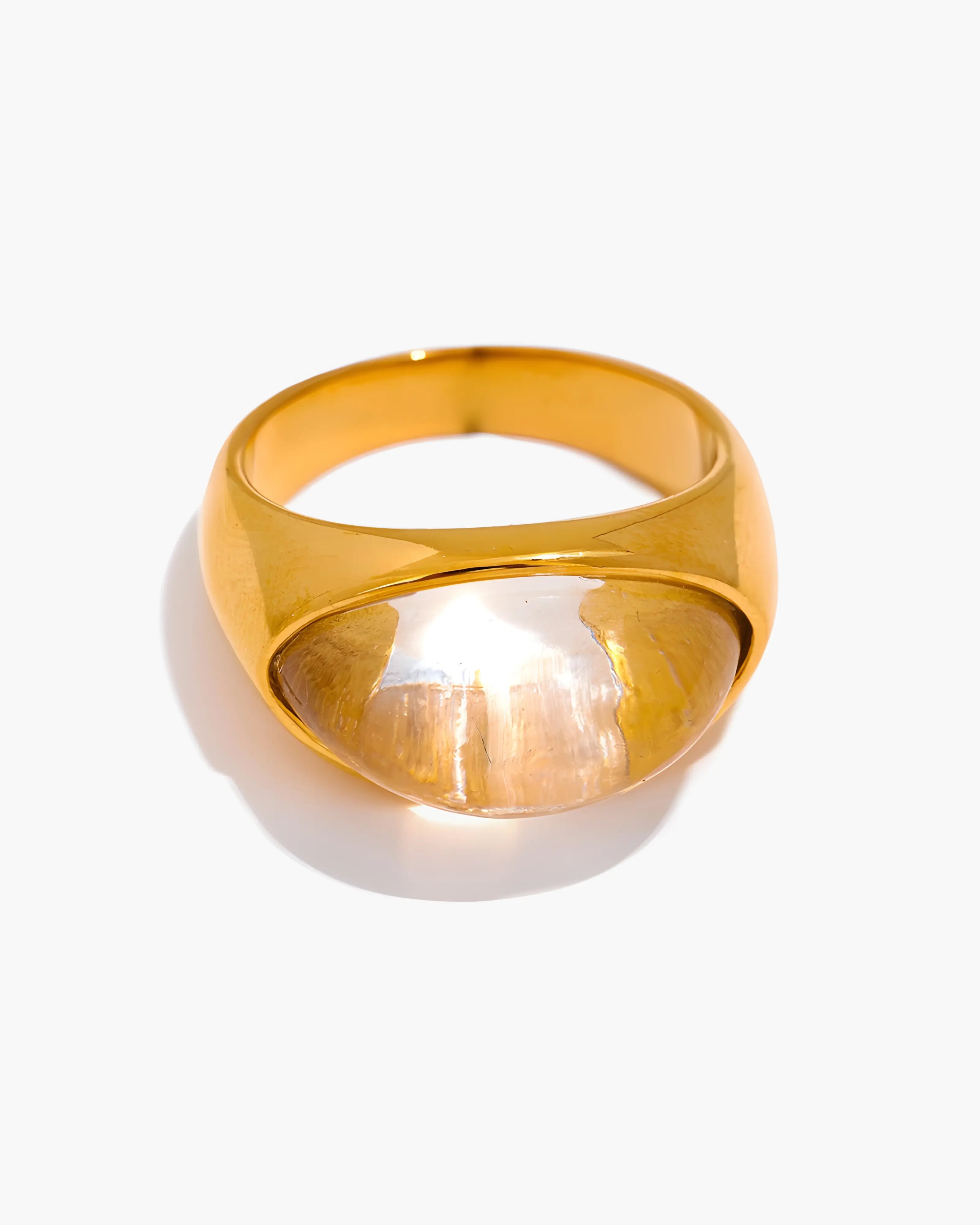 Anel Cristal de Resina