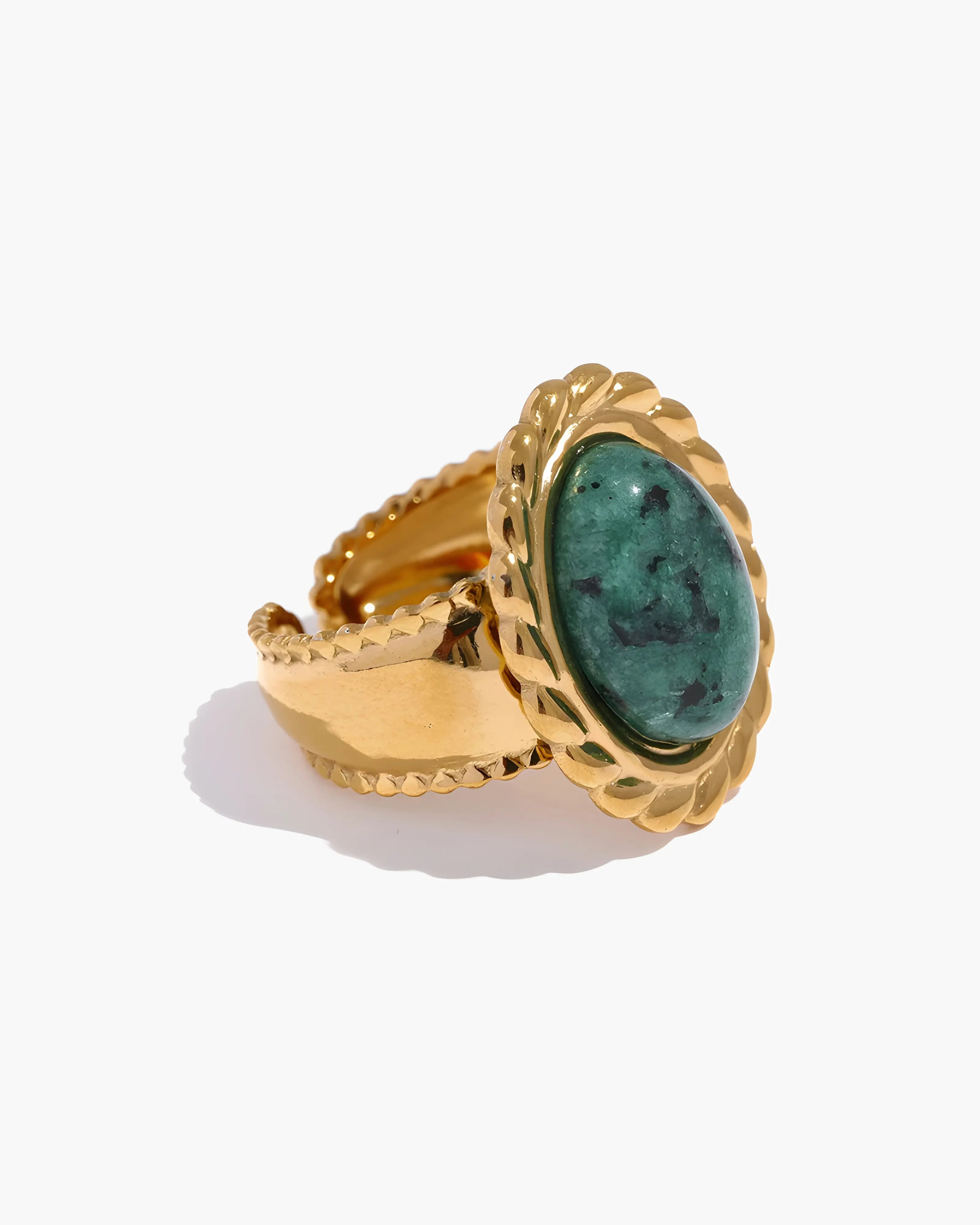 Anel Chunky Olho de Tigre