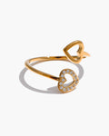 Anel Corações Dainty
