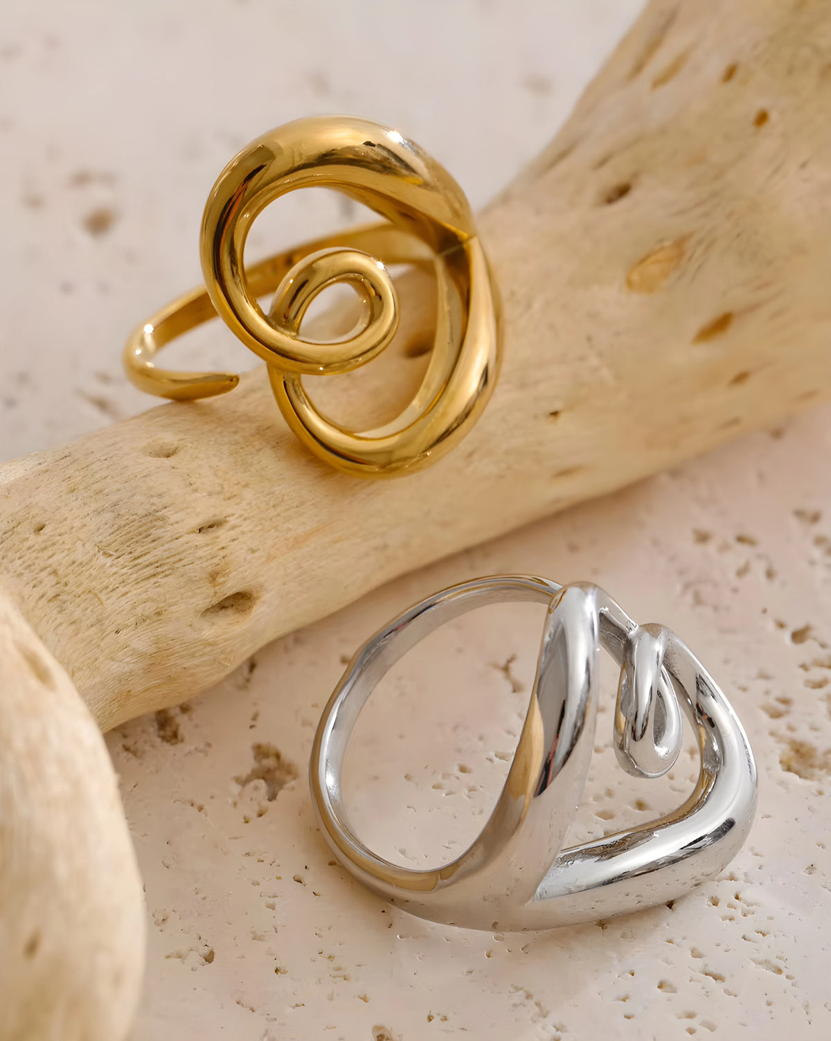 Anel Heart Swirl