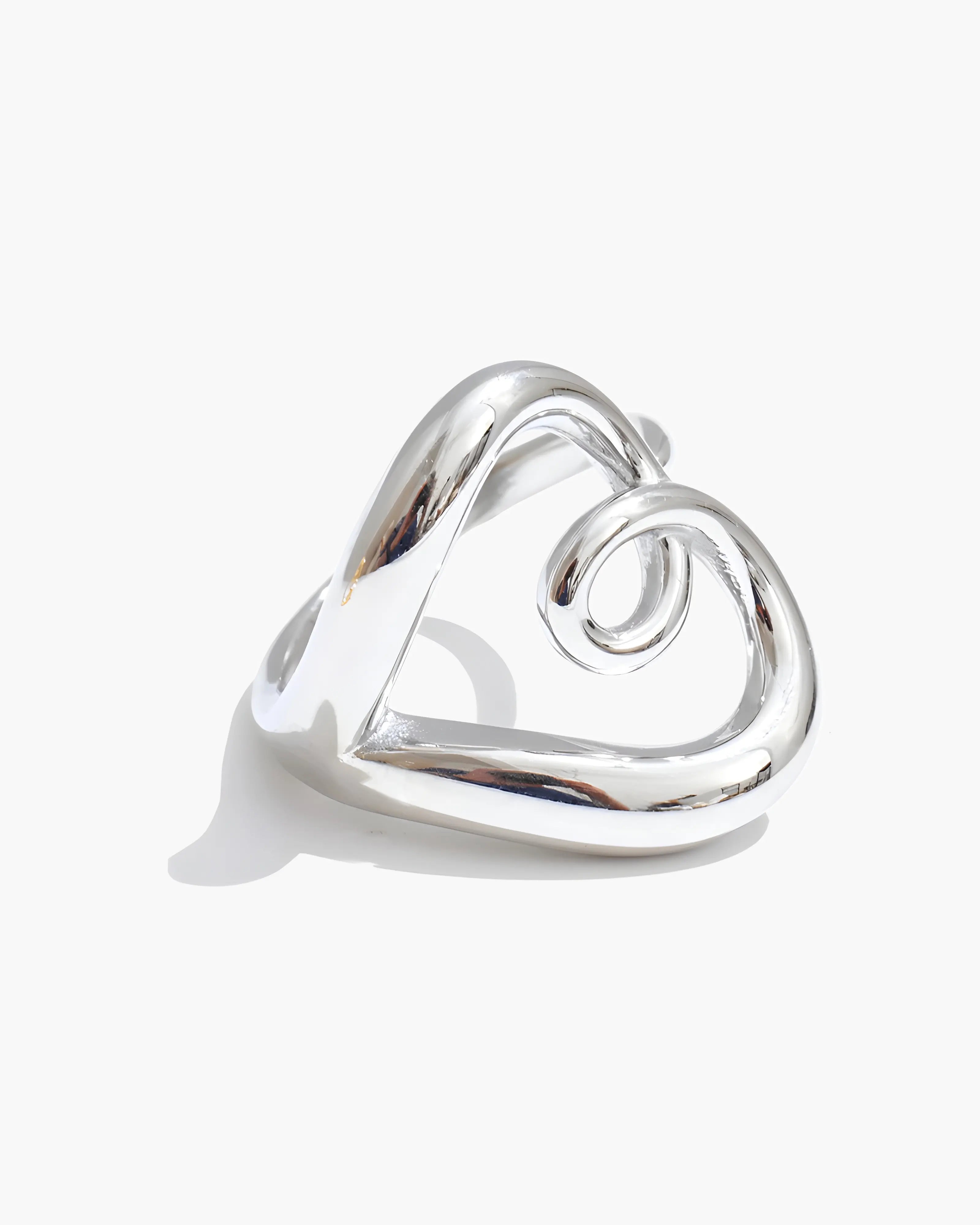 Anel Heart Swirl