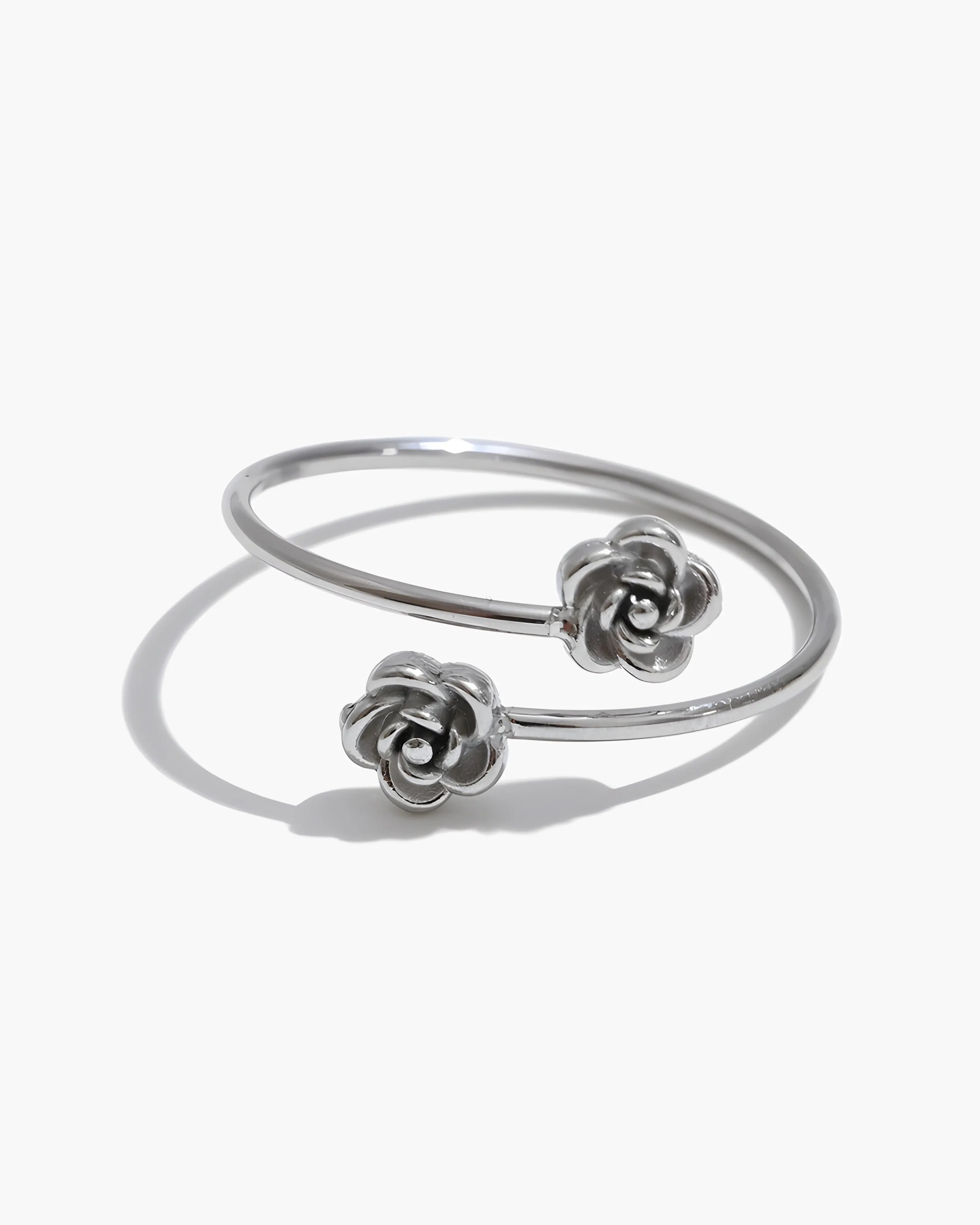 Anel Flor de Rosa Dupla