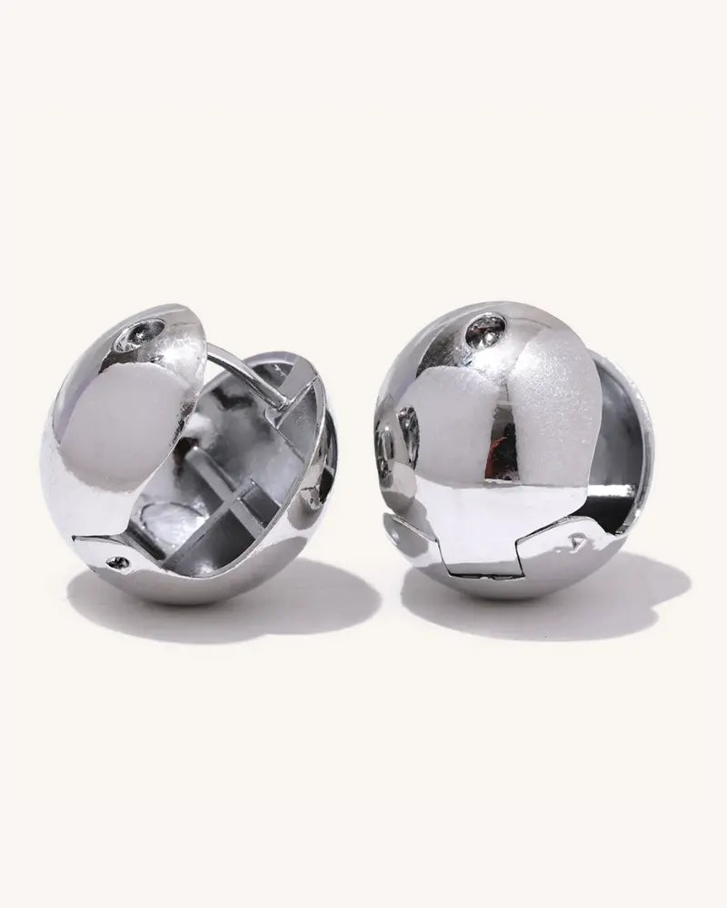 Brinco de Argola Chubby Redondo