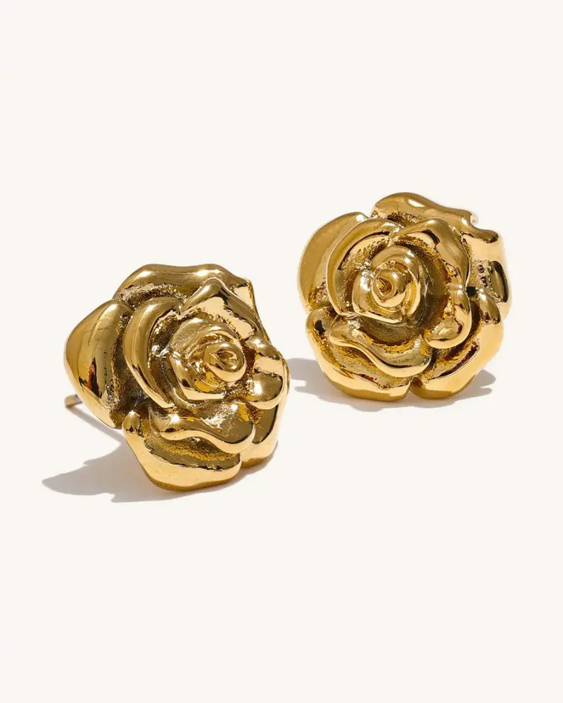 Brinco Flor de Rosa