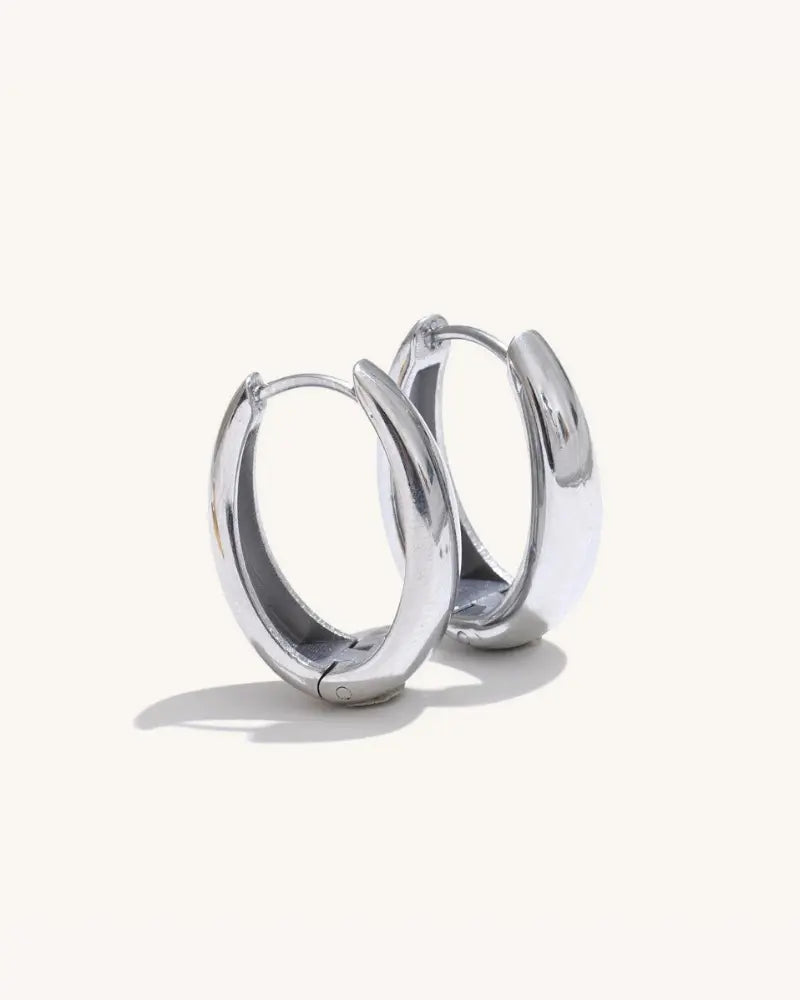Brinco de Argola Oval Marry