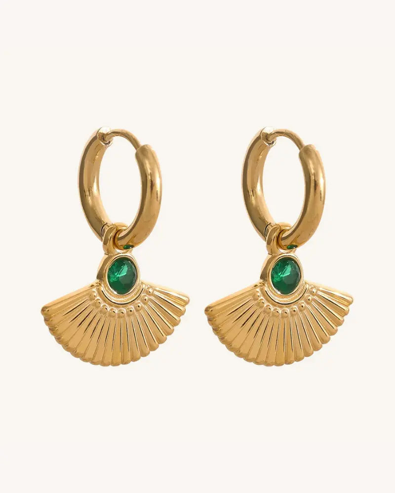 Brinco de Argola Charm Concha