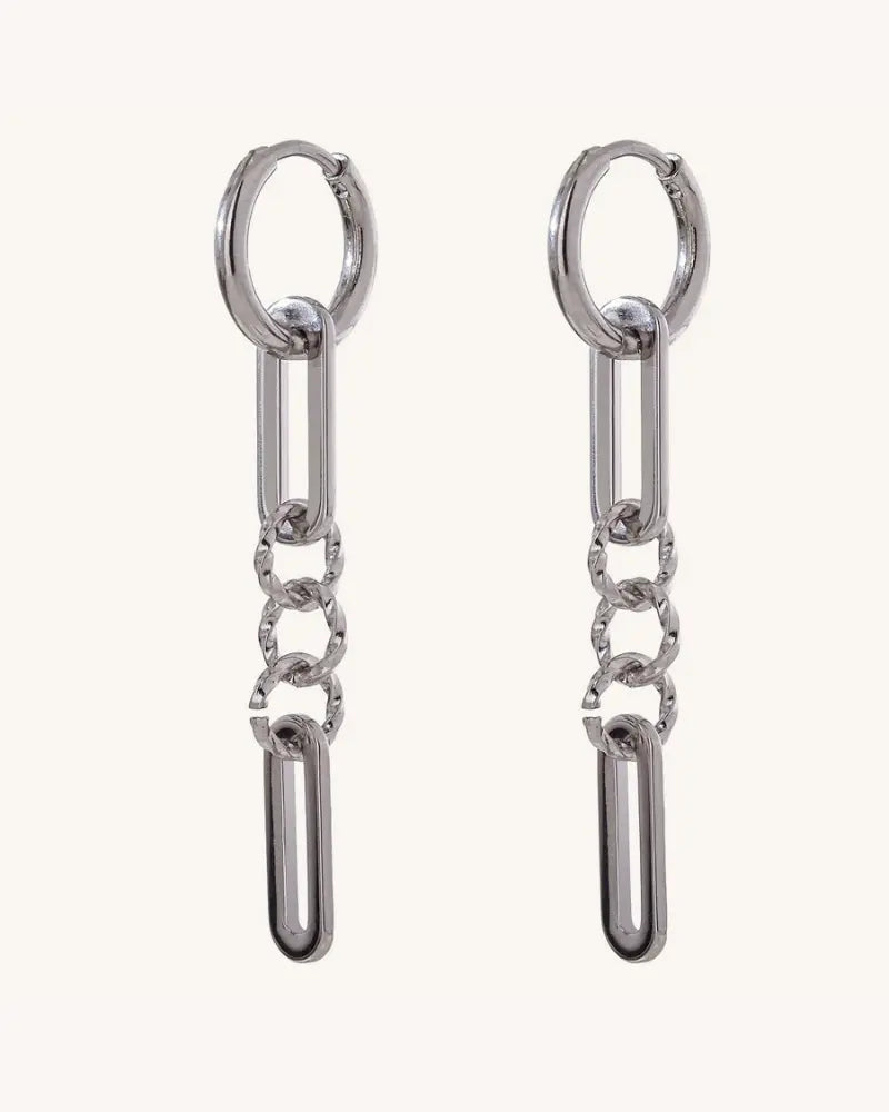 Brinco de Argola Pendente Link