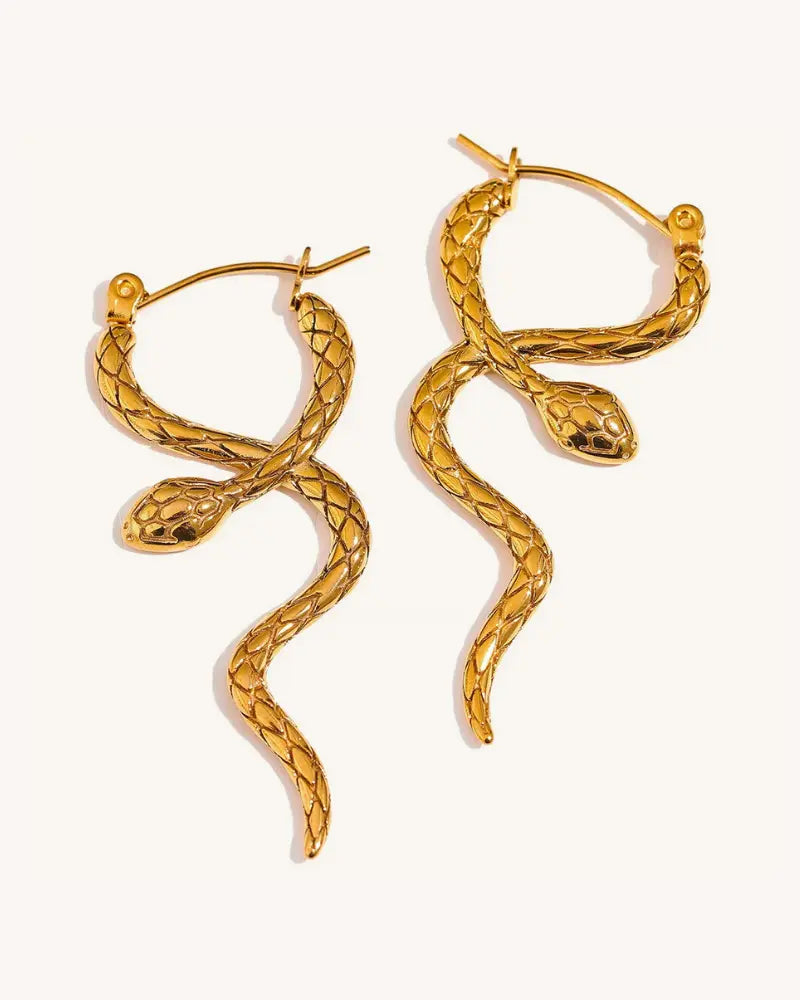 Brinco de Argola Serpente