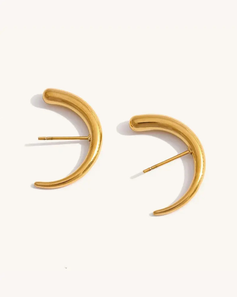 Brinco Stud Meio Cuff